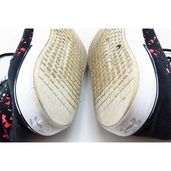 Under Armour Youth Boys Shoes Sz‎ 5 M Black Fabric Running - Picture 6 of 7